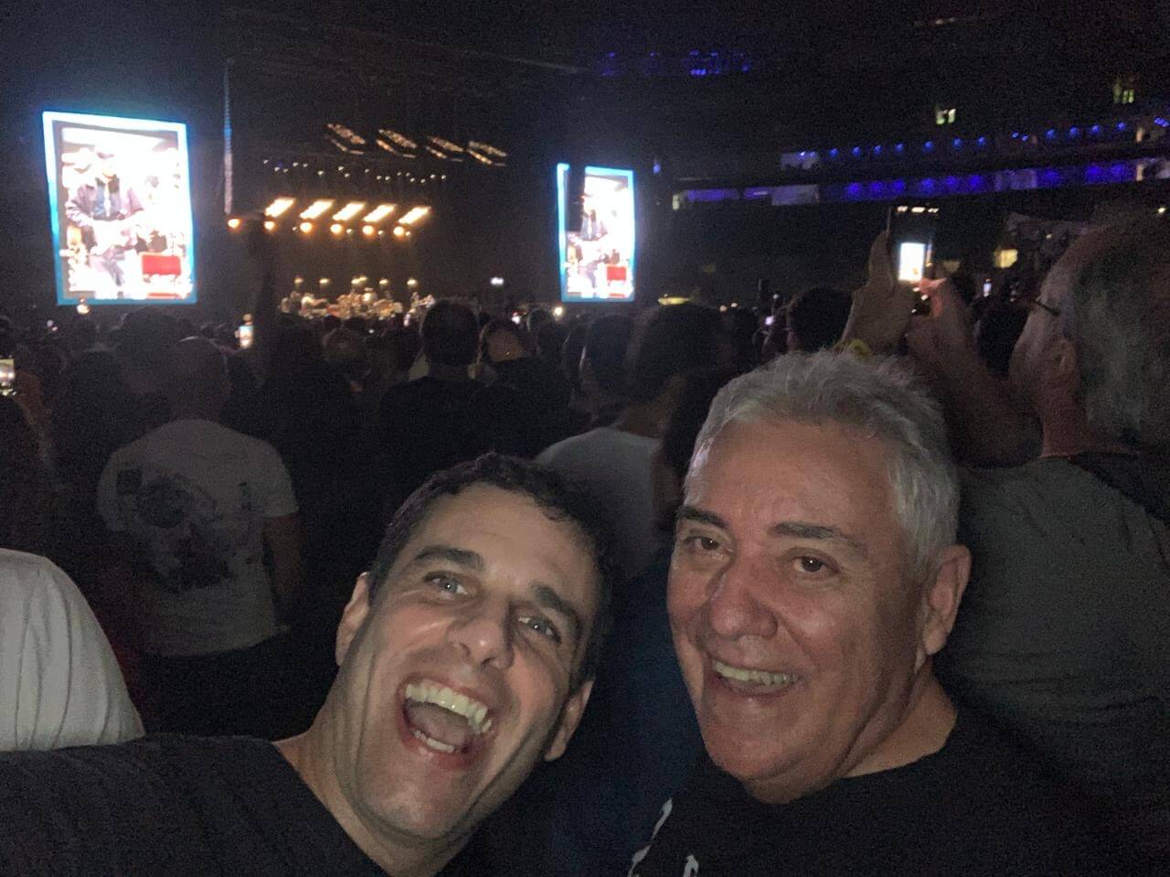 Ricardo e Jorge no show do System of a Down